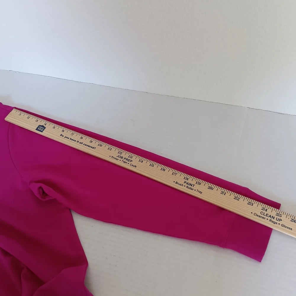 Soft Surroundings Vibrant Magenta Pink Tunic Top Women's Size 1X Style 100924 - Picture 5 of 10